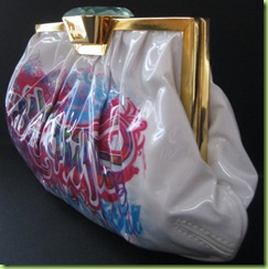 AUTHENTIC!! BABY PHAT CLUTCH HANDBAG PURSE, WHITE, NWT1