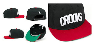 Crooks and Castles Athletic Snapback Hat Red/Black