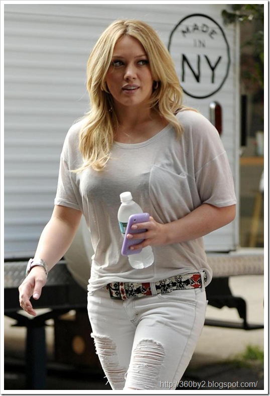 Hilary Duff Ruins A See-through Moment  360BY2 - BLOG SPOT