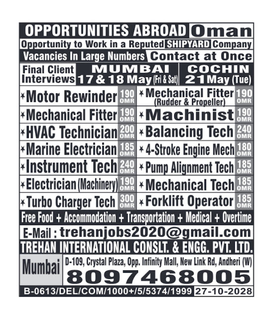 04 May 2024 - Assignment Abroad Times Gulf Vacancy Paper