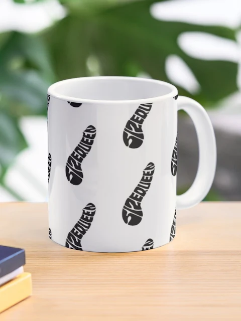 Size Queen humour coffee mug