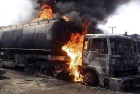 Horror As Petrol Tanker Explosion Kills Mother , Child In Onitsha
