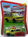 read more Disney / Pixar CARS Movie 1:55 Die Cast Car Series 4 Race-O-Rama Todd Pizza Planet Truck Toys