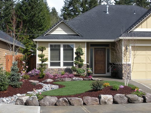 diy landscaping ideas for small front yard Front Yard Landscaping Ideas | 500 x 375