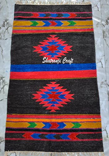 Handloom Shatranji carpets rugs floormat for home décor শতরঞ্জি SCM-1525