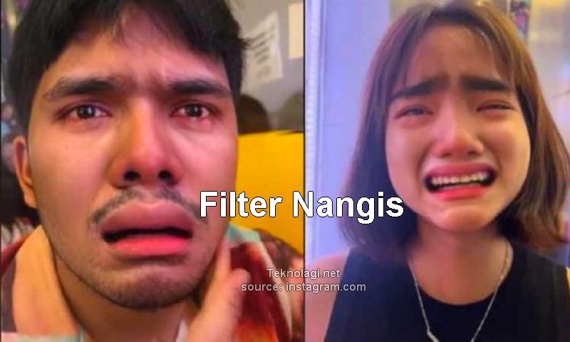 Filter nangis di Instagram dan TikTok