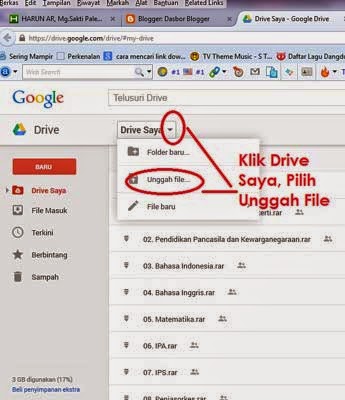 Cara Menyimpan File di Google Drive