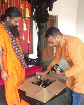 Swami Ramdev with Dr Ayurveda Official