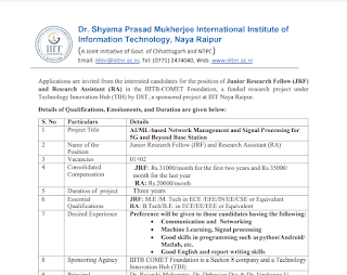 Naya Raipur Atal Nagar Recruitment 2024 | नवा रायपुर अटल नगर में रिक्त पदों पर भर्ती के लिए ऑनलाइन आवेदन