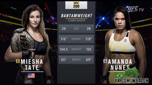 Miesha Tate vs Amanda Nunes Full Fight