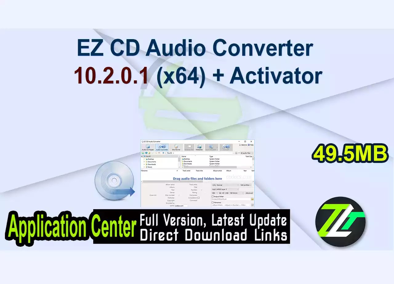EZ CD Audio Converter 10.2.0.1 (x64) + Activator