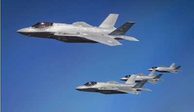 Four F-35 fighter jets spotted on Ukrainian border