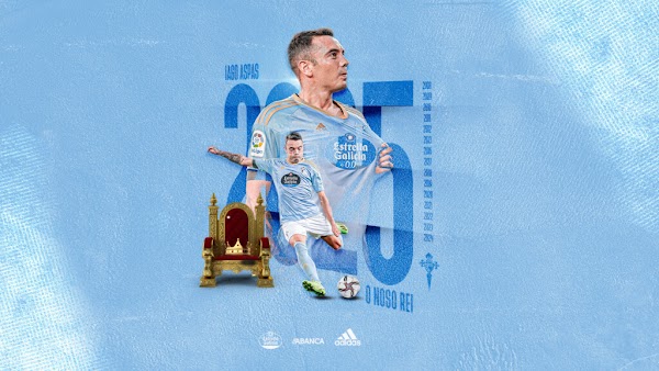 Oficial: El Celta renueva a Iago Aspas hasta 2025