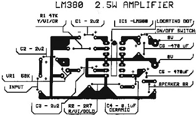 world technical LM380  2 5 WATT AMPLIFIER 