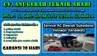 Service AC Daerah Sukodono Sidoarjo (terdekat)