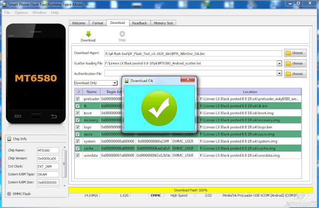 Linnex LX Black Firmware Flash File MT6580 6.0 Download