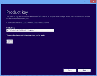 Product key,nomor product,serial number instal ulang,insert serial number,insert product key,product key windows 8,product key windows 8.1