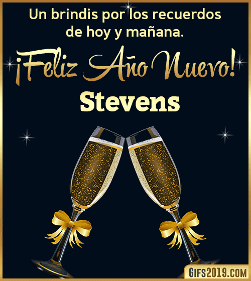 Brindis de feliz año nuevo stevens Brindis de feliz año nuevo stevens