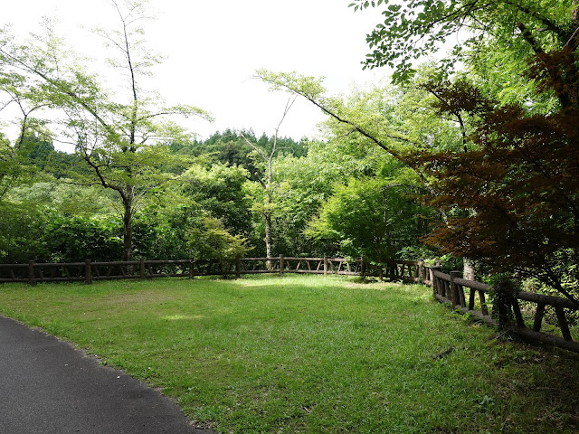 鳥取県西伯郡南部町下中谷　緑水湖遊歩道