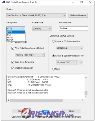 USB Flash Drive Format Tool Pro 1.0.0.320 Terbaru