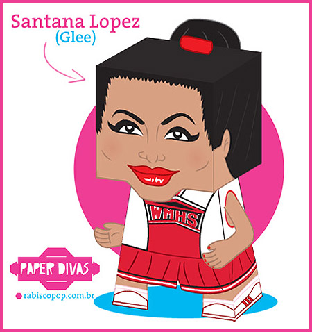 Glee Santana Lopez Papercraft