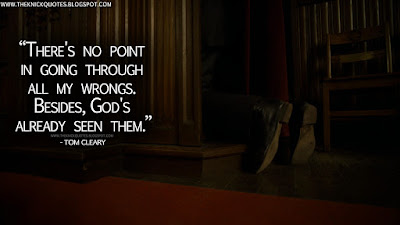 There's no point in going through all my wrongs. Besides, God's already seen them.