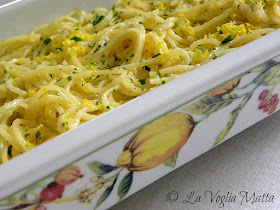 Spaghettini al limone e panna acida