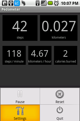 Google Maps Pedometer. Pedometer