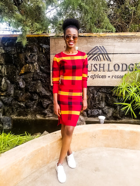 Wearing A Matching Two-Piece Set : Nakuru Vacation Outfit Two
