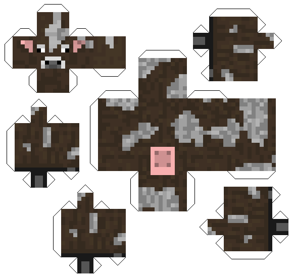 your printable papercraft pig  make pig papercraft cow minecraft minecraft own minecraft sheep