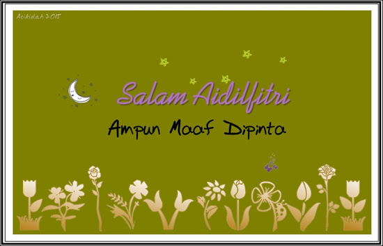 Utusan Aidilfitri 2015 Acikidah