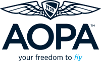 Aircraft Owners and Pilots Association (AOPA) Logo and Wings