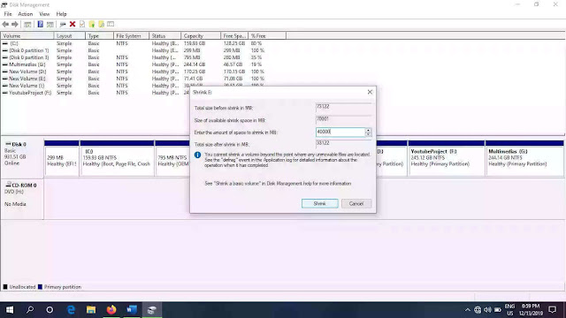 hard disk partition