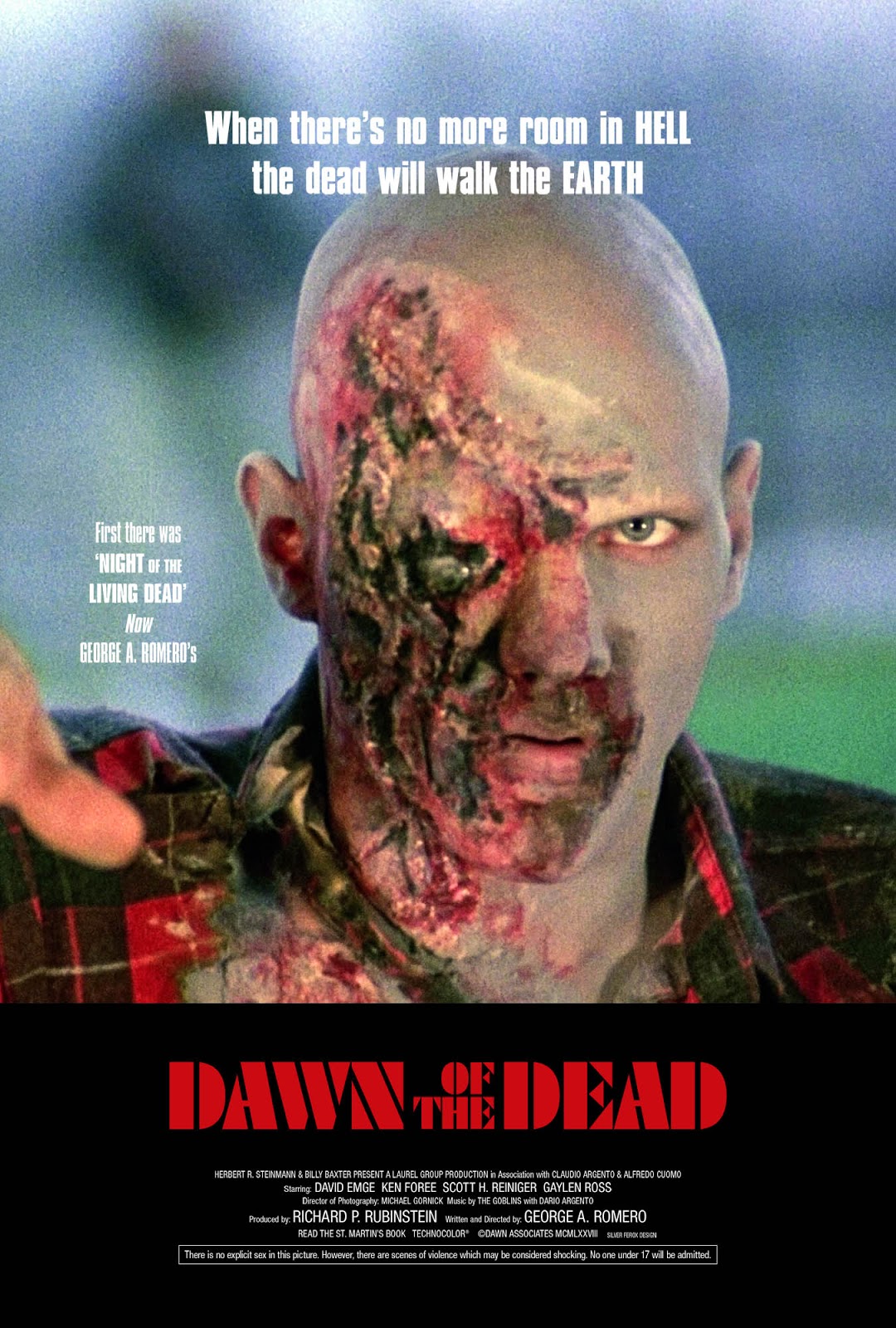 Silver Ferox Design Dawn Of The Dead George A Romero 1978