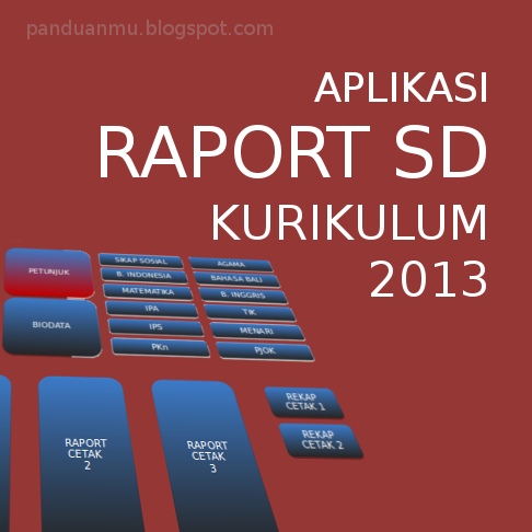 Aplikasi Raport SD Kurikulum 2013 - Panduanmu