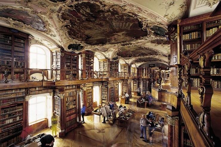 15. St. Gallen Library, Switzerland - 31 Incredible Libraries and Bookstores Around the World