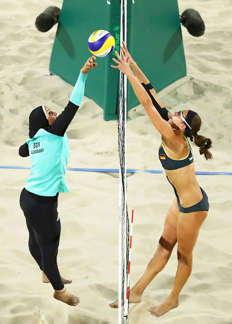 Egypt's Doaa Elghobashy, 19, competing in her first Olympics