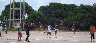 A Vila Almirante Tamandaré, Município de Mucajaí, foi palco de um torneio de futebol socyte