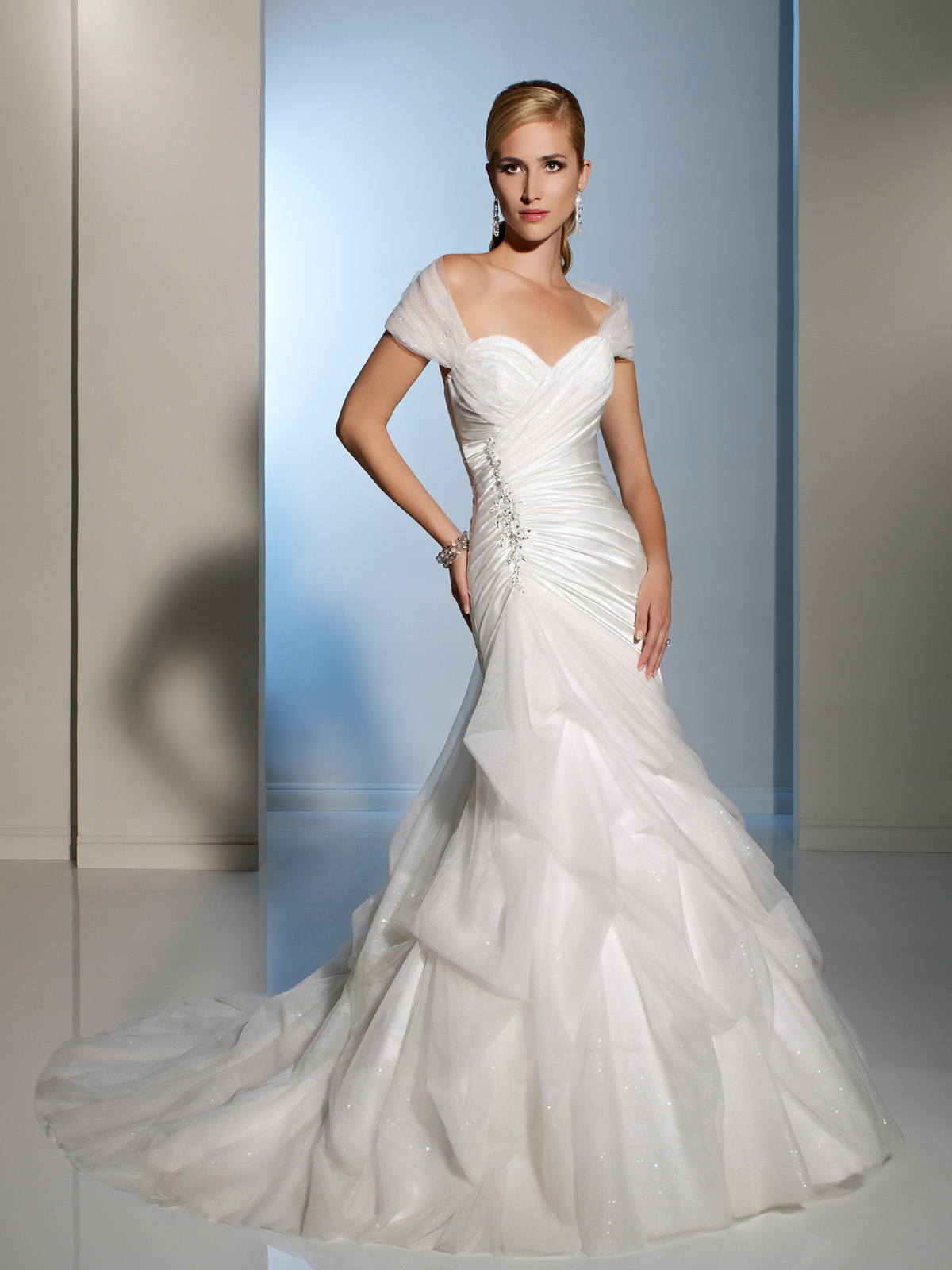 mermaid wedding dresses with sleeves Splendid Sophia: a designer wedding gown event