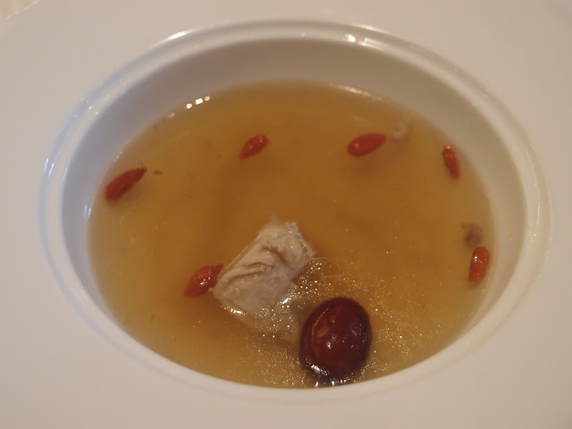 Double Boiled Ginseng Chicken with Wolfberries and Red Date