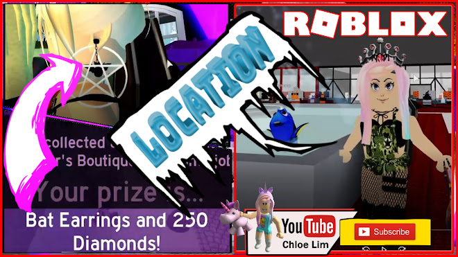 Chloe Tuber Roblox Royale High Halloween Event Gameplay Miki S Clothing Bat Earrings All Candy Location - roblox outfits event
