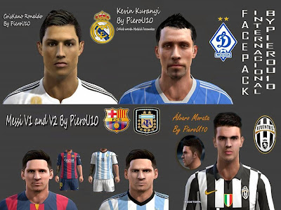 PES 2013  Facepack Internacional By PieroU10