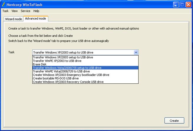 Install Windows 7 From USB, Choose transfer windows