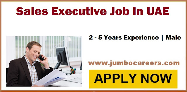 UAE job as sales Executive, sales Executive jobs Dubai, 