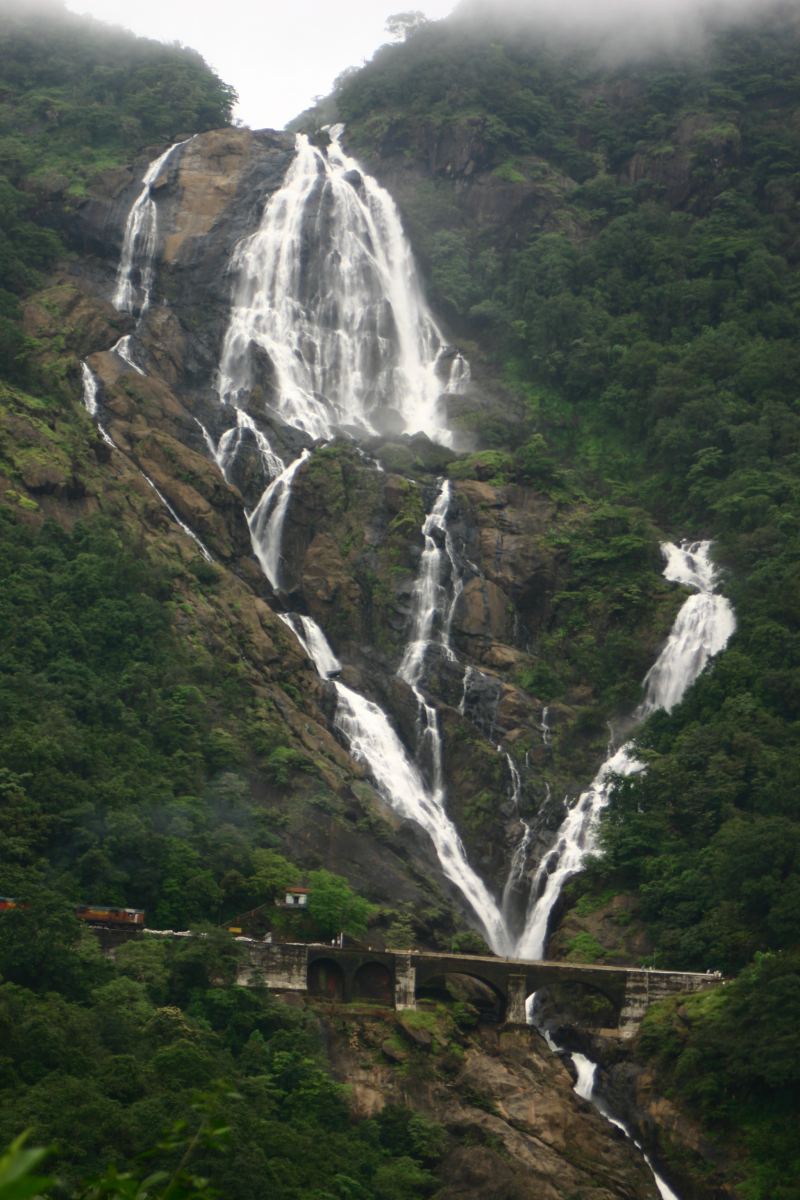 Download this Dudhsagar Falls Goa India picture