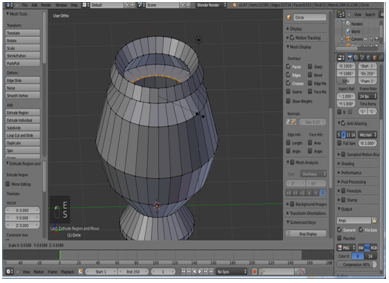 Cara Membuat Pot Bunga dengan Aplikasi Blender