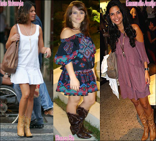 imagens de looks de Vestidos com Botas