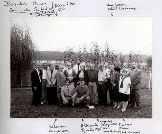 GROUP PHOTO WCL SEMINAR SNAGOV RUMANIA 1993