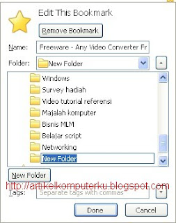 Multimedia Bookmark firefox