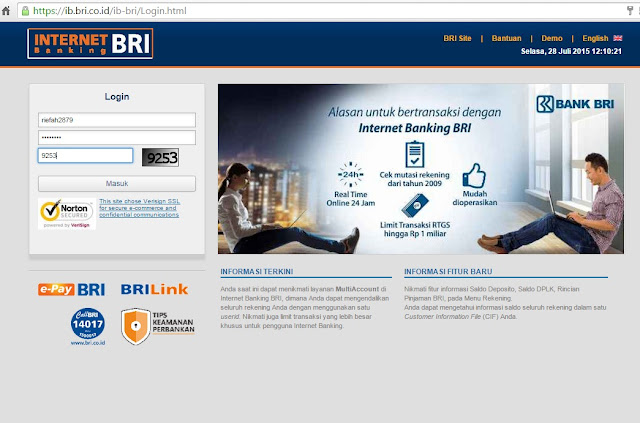 Hasil gambar untuk Mengaktifkan Internet Banking Bank Bri (simpedes/britama)